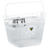 Картинка корзина на велосипед Topeak basket front e-bike compatible fixer 3e White - 1