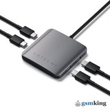 Satechi 4-Port USB-C Hub (USB-C PD port to 4 х USB Type-C) Space Gray ST-UC4PHM
