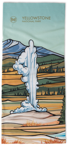 Картинка бандана-труба Buff CoolNet Yellowstone - 3