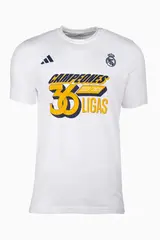 Футболка adidas Real Madrid 24/25 La Liga Winner - белый