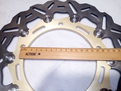 Передние тормозные диски ARASHI для KAWASAKI NINJA 650 / EX 650 ABS / Z 650 ABS 17-22 г.в. Золотой