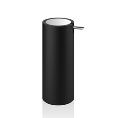 Decor Walther 0972364 Decor Walther Black Stone SSP Дозатор для мыла, настольный, цвет: черный матовый / хром фото