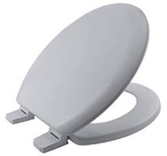 Сиденье для унитаза ХДФ NOFER 5000AR492 серый