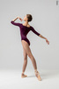 2 Sleeves leotard | wine