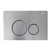 Abber Bequem AC1100T-AC0105-AC0121MCH Комплект подвесной унитаз белый с инсталляцией AC0105 и кнопкой AC0121MCH матовый хром