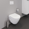 Duravit 45870900A1 (2587090000+0021690000) Duravit D-Neo Унитаз подвесной укороченный, 370 x 480 мм, безободковый, в комплекте с сиденьем 0021690000 цвет: белый СПЕЦЦЕНА