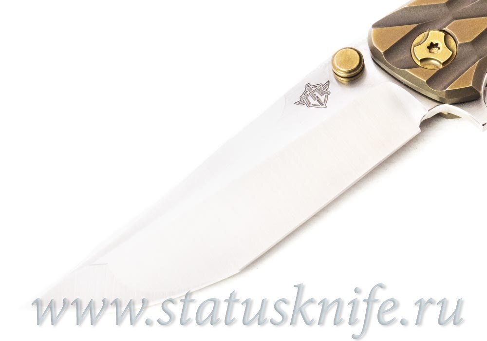 Нож TFK Stone F1 M390 Titanium Bronze