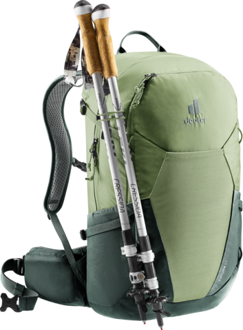 Картинка рюкзак туристический Deuter Futura 27 Grove/Ivy - 10