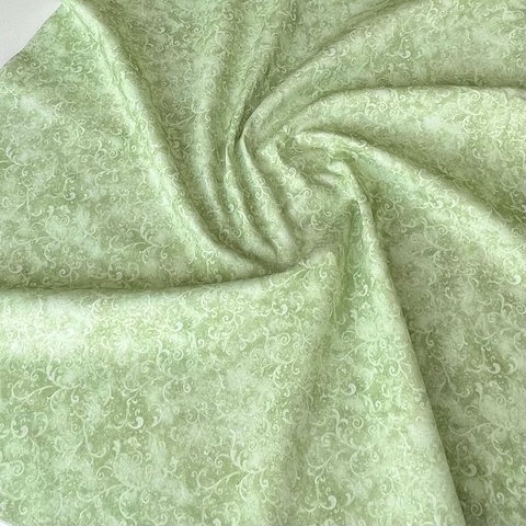 В ПУТИ, ВИТИЕВАТЫЙ УЗОР, ЗЕЛЕНЫЙ ЧАЙ - 100% ХЛОПОК