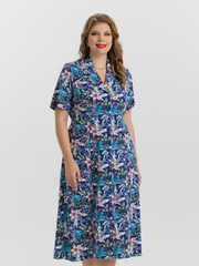 4536 Халат на пуговицах