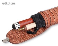 Тубус QK-S Tomahawk 1x1 светло-коричневый аллигатор