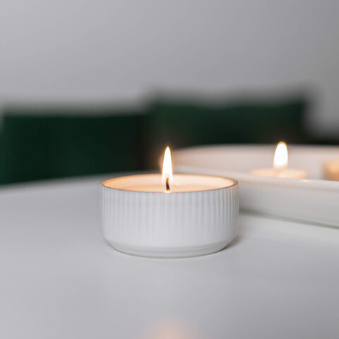 Набор ароматических свечей DOFTFARMALJUS, 12 шт., ваниль