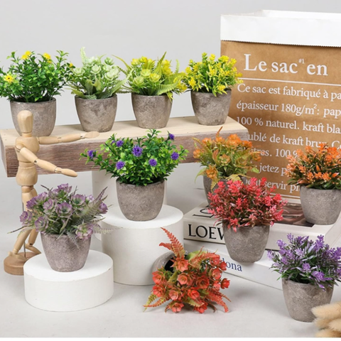 Искусственное комнатное растение в горшке Arvika, размеры: 10*12 см., полипропилен