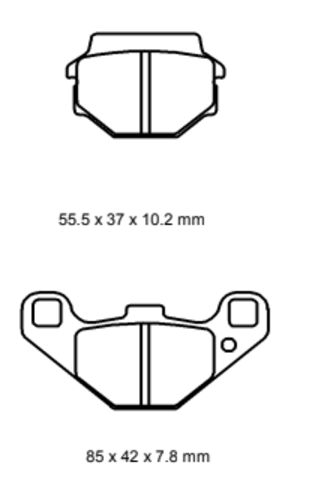 Колодки  G-brake   GM-03017S