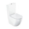 Ravak X01870 Унитаз компакт (станина+бачок+сиденье) WC combi Optima RimOff белый