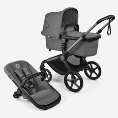 Коляска 2 в 1 Bugaboo Fox 5 Renew complete (Graphite/Moon grey/Moon Grey)