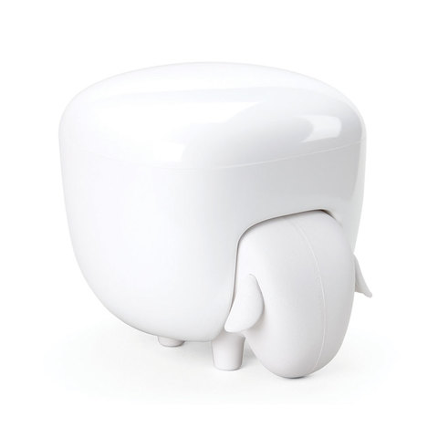 Держатель для ватных дисков Sheep белый Qualy