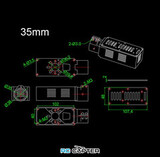 Мотормаунт RJX под трубу 30 мм (чёрный) RJX3162BK-ID30mm