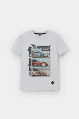 фуфайка  для мальчика  КР 302712-1/св.серый меланж к546