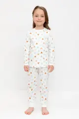 пижама  для девочки  К 1561/конфетти из сердечек на сахаре