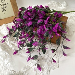 Ампельное растение, зелень искусственная свисающая, сиреневая, 46 см, набор 2 шт.