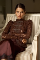 ЖАКЕТ LOLLY ШОКОЛАДНЫЙ