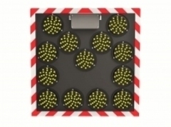 ИСС 2-200-О 12В (1040х1040х60мм)