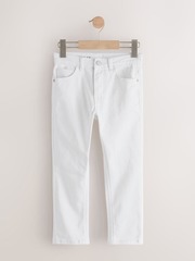 Джинсы стрейч для мальчика Next C76-537, Белый