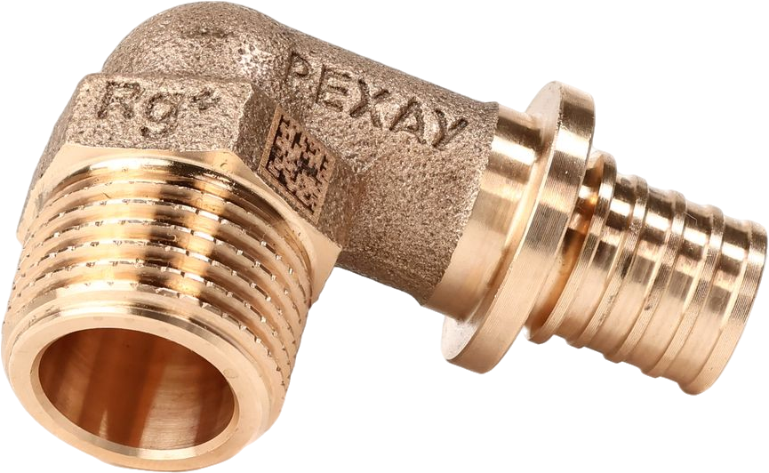 Угольник-переходник РЕХАУ с наружной резьбой 16-R 1/2 RX+