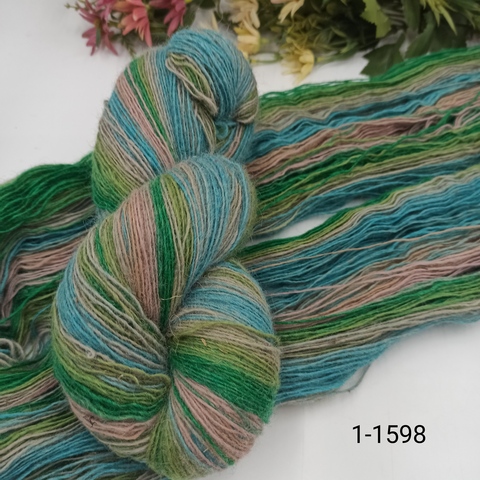 Дундага 6/1 шерсть секционного окрашивания 01-1598 420м/100гр