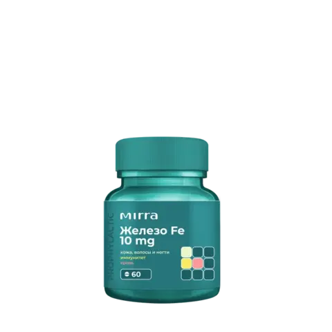 МИРРА-ФЕРРУМ биокомплекс железа с витаминами 60 таб.