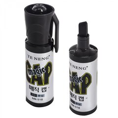 
          Маркер перманентный, Alingar, черный, скошенный, 8 мм, 12 шт/уп