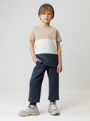 брюки  для мальчика  КР 400836/темно-синий 4019 к574