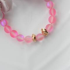 Бусина спейсер, 9 мм, позолота, П787