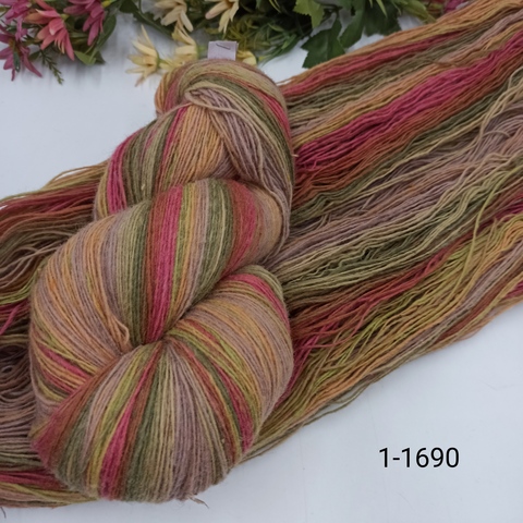 Дундага 6/1 шерсть секционного окрашивания 01-1690 420м/100гр