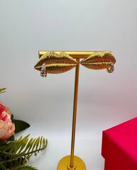 73136- Серьги-пусеты ГУБЫ ( LIPS) в стиле Schiaparelli