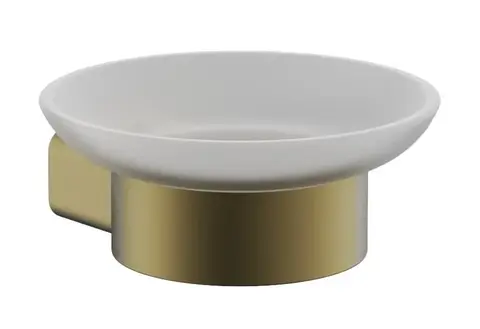 Мыльница стеклянная BELZ B90802, брашированное золото