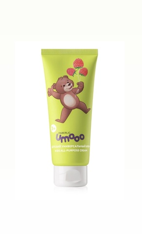 Umooo Детский универсальный крем «Малина» 3+