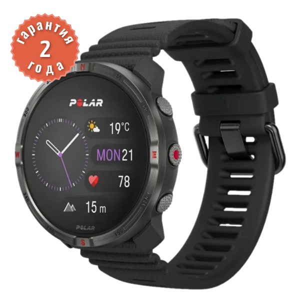 Polar Grit X2 Night Black