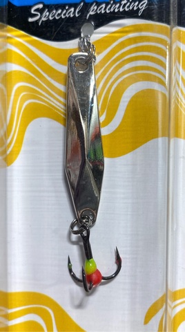 30 Блесна зимняя KDF Minkur 130-8022 4 гр 40 мм цв silver