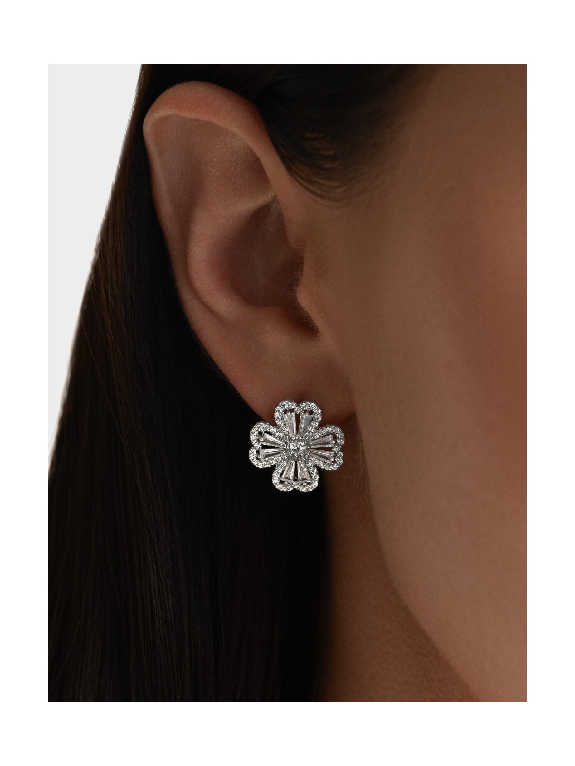 Серьги Фантазийный клевер