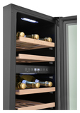 Винный шкаф Zugel ZCWI310DB черный