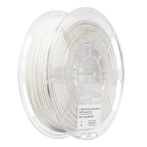 Пластик для 3D-печати eSUN PET-FR, 1,75 мм, 1 кг, белый, PET-FR175W1TZ1
