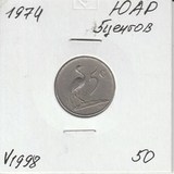 V1998 1974 ЮАР 5 центов