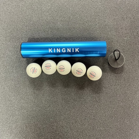 Алюминиевый роллер для мячей KINGNIK (синий)