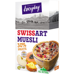 Мюсли Everyday Swiss art muesli с фруктами,  300г