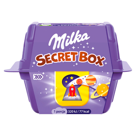 Шоколадные конфеты с игрушками Milka Secret Box 14,4 г