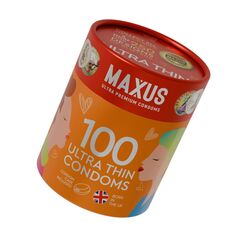Ультратонкие презервативы Maxus Ultra Thin - 100 шт. - 