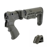 Пластиковый приклад МР-155, -135, DLG Tactical налево