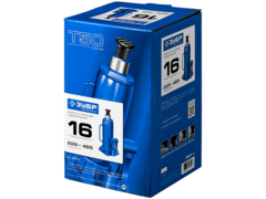 ЗУБР 16 т, 228 - 465 мм, бутылочный гидравлический домкрат, Профессионал (43060-16)